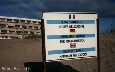 Plage Naturist